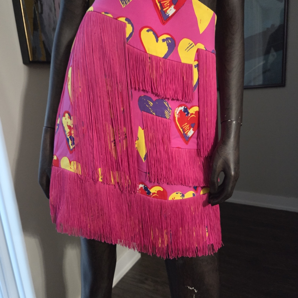 Versace for H&M Pink Embellished Mini Skirt